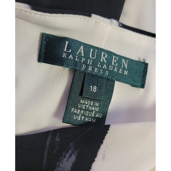 Lauren, Ralph Lauren 3/4 Sleeve Floral Midi Dress - Picture 3 of 6